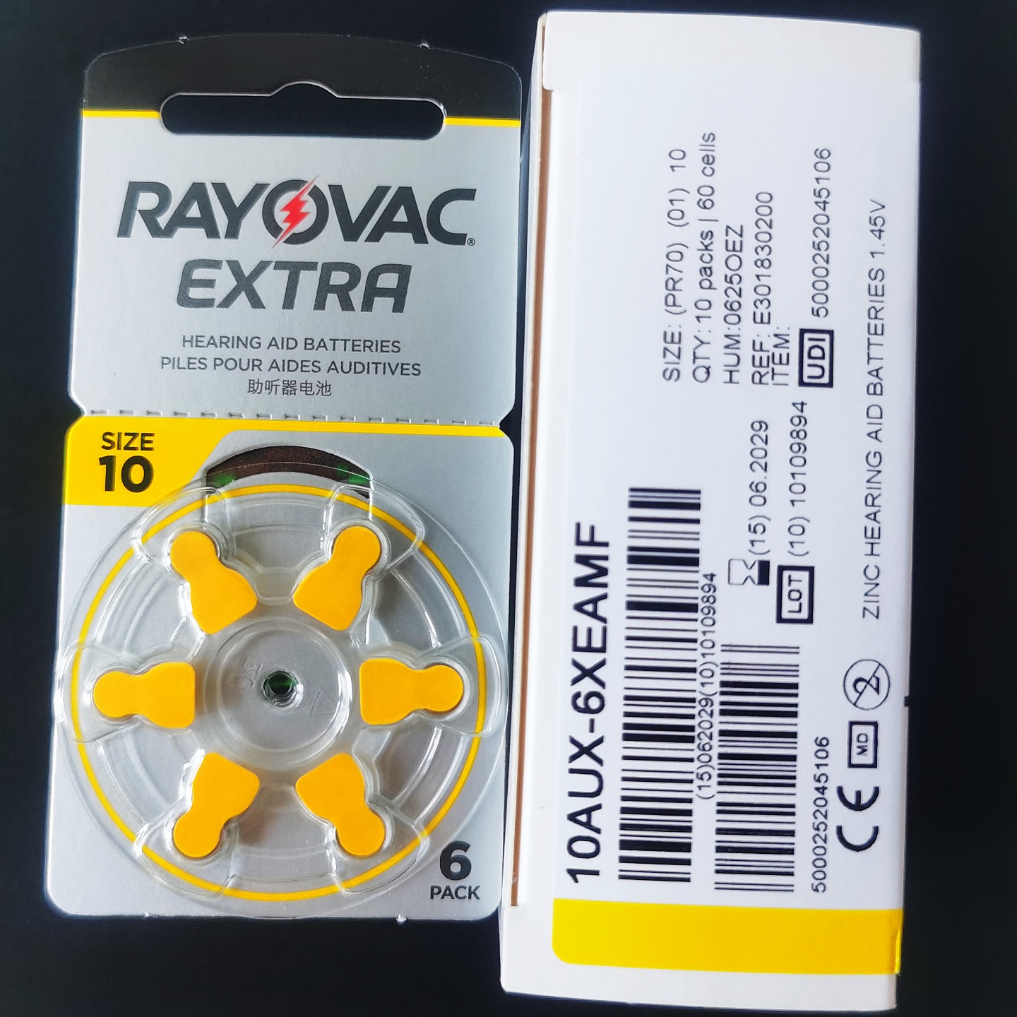 原装进口RAYOVAC雷特威电池10