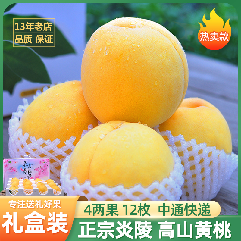炎陵黄桃10斤新鲜水果超甜湖南