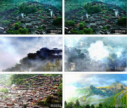 舞蹈大山里的孩子舞台背景视频大山里的孩子led视频素材 舞蹈背景