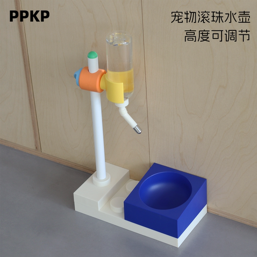 PPKP宠物滚珠饮水器猫咪狗狗立式立式喂水喝水器喝水器
