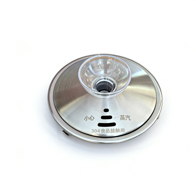 304不锈钢烧水壶盖自动加水玻璃壶配件免开盖漏斗壶盖单个茶壶盖