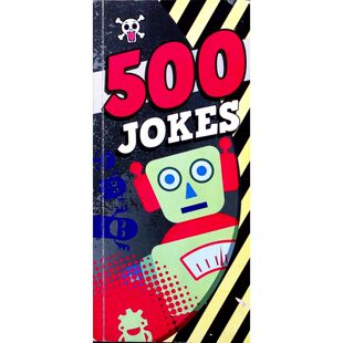 英语原版引进500Jokes笑话绘本书小学生适读幽默搞笑读物亲子共读彩色插图丰富词汇量提升英语语感口语表达轻松阅读捧腹大笑