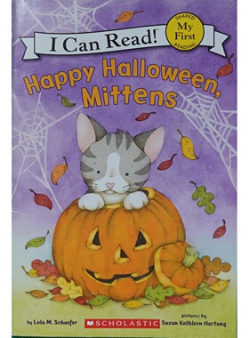 英语原版书我能读系列万圣节快乐米顿斯HappyHalloween学龄前绘本温馨有趣的万圣节主题故事帮助孩子了解节日习俗培养阅读兴趣适