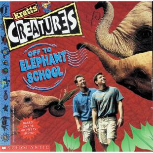 克拉特兄弟原版书OfftoElephantSchool英语绘本彩色插图亲子共读动物知识适合36岁儿童了解大象生活习性和野生动物保护