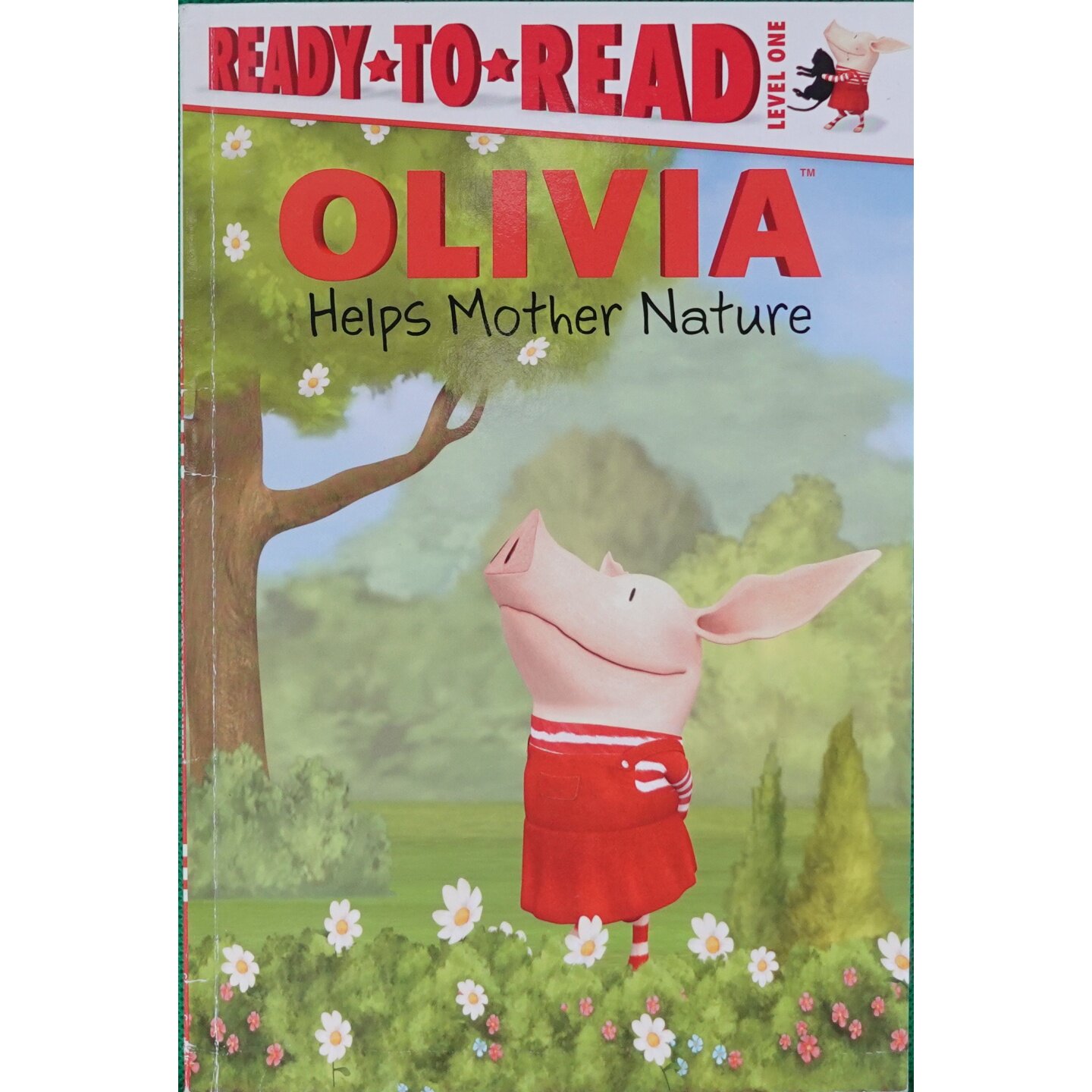英语原版书奥莉薇帮助大自然ReadytoRead系列亲子共读环保绘本劳伦福特著适合36岁儿童培养环保意识节约能源回收利用家庭关系启