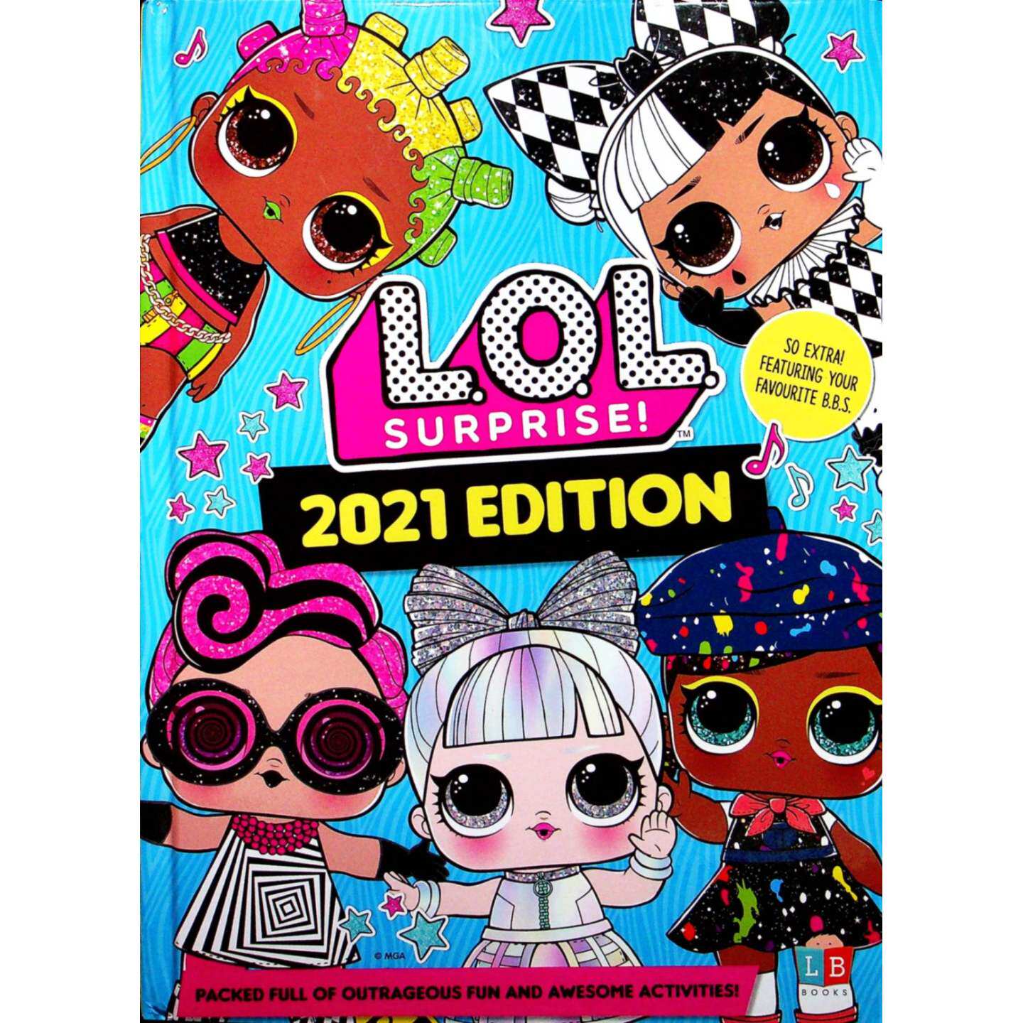 LOL惊喜原版书2021版英语全彩活动书适合710岁儿童亲子互动益智游戏书包含单词找找看线索解谜剪贴手工等多种互动活动提升专注力