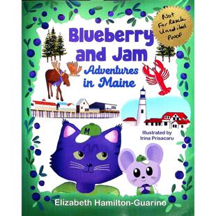 英语原版书缅因州冒险记亲子共读绘本Blueberry温馨可爱小猫蓝莓和小鼠果酱的冒险故事适合36岁儿童了解美国缅因州地理文化和家