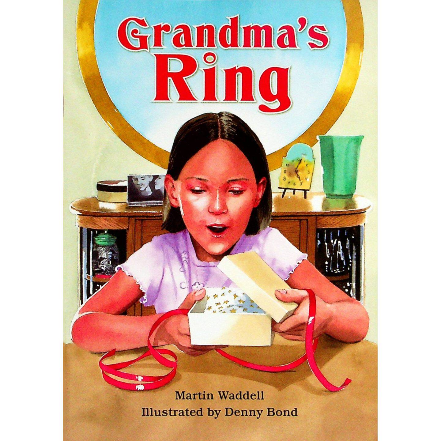 英语原版书奶奶的戒指Grandma亲子共读绘本马丁韦德尔作品按设计识字系列彩色插图温馨亲情故事适合36岁儿童
