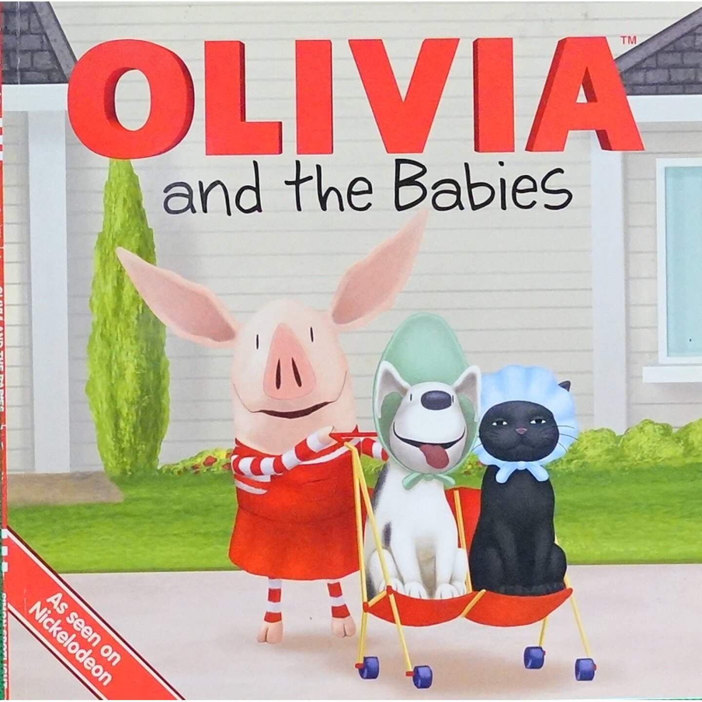 奥莉薇系列原版英语绘本OliviaandtheBabies亲子共读36岁儿童幽默家庭故事小猪奥莉薇照顾宝宝体会妈妈辛苦培养责任感换位思考能