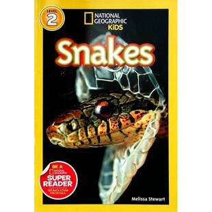 国家地理阅读器系列原版书Snakes英语科普绘本适合710岁儿童阅读由获奖作家梅丽莎斯图尔特创作生动介绍蛇的种类习性等知识激发