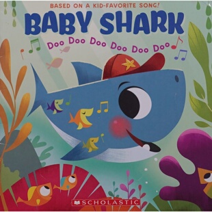 英语启蒙原版书Cartwheel童书小鲨鱼BabyShark亲子共读绘本适合02岁幼儿阅读通过朗朗上口的歌曲和鲜艳的图画帮助孩子学习海洋动