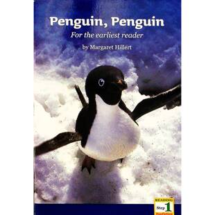 英语原版书企鹅绘本我在读系列Penguin科普启蒙亲子共读36岁儿童早期阅读动物自然主题阿德利企鹅习性南极洲知识启蒙读物