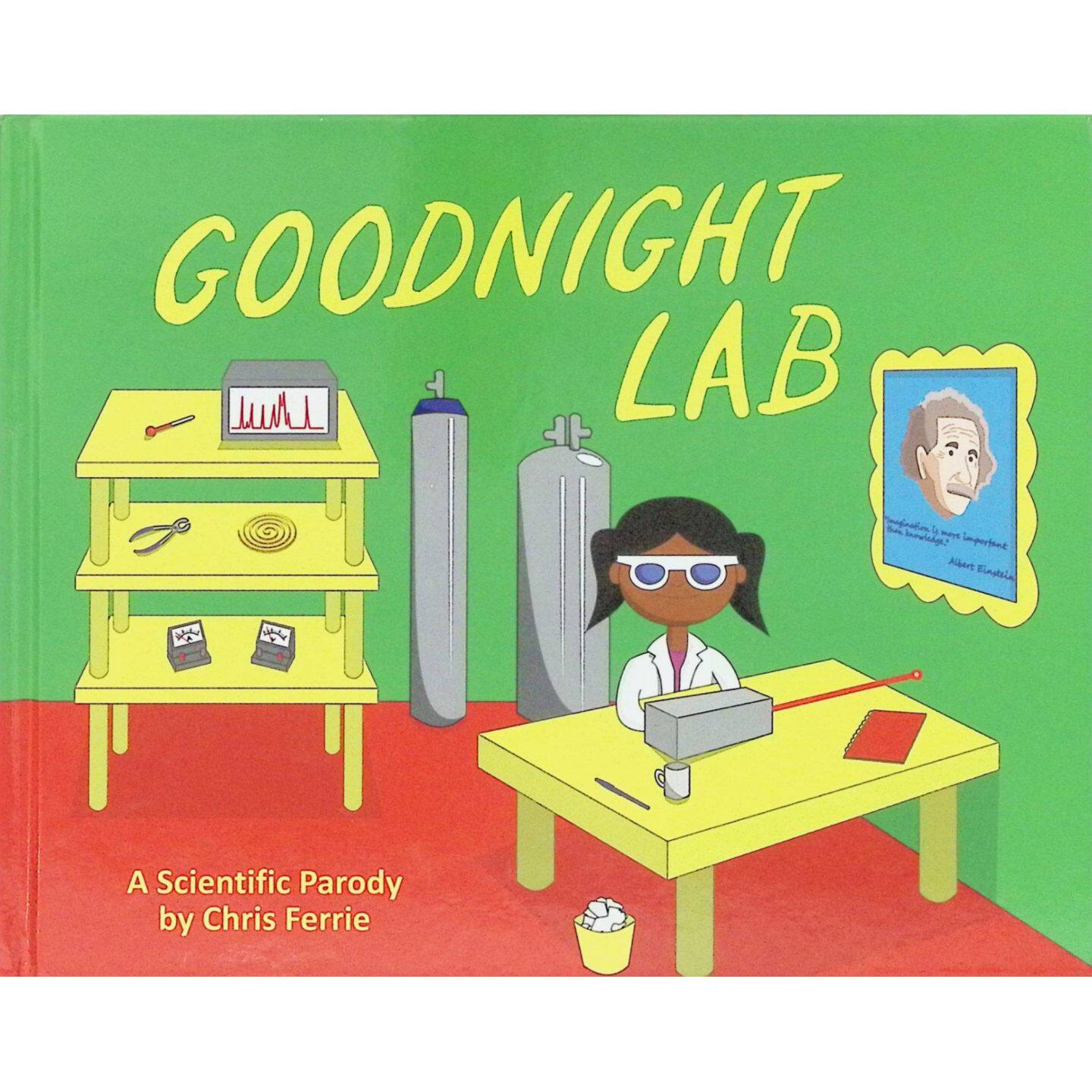 英语原版书GoodnightLab晚安实验室绘本亲子共读科普睡前故事克里斯费里创作的科学启蒙绘本适合36岁儿童阅读通过轻松幽默的方式