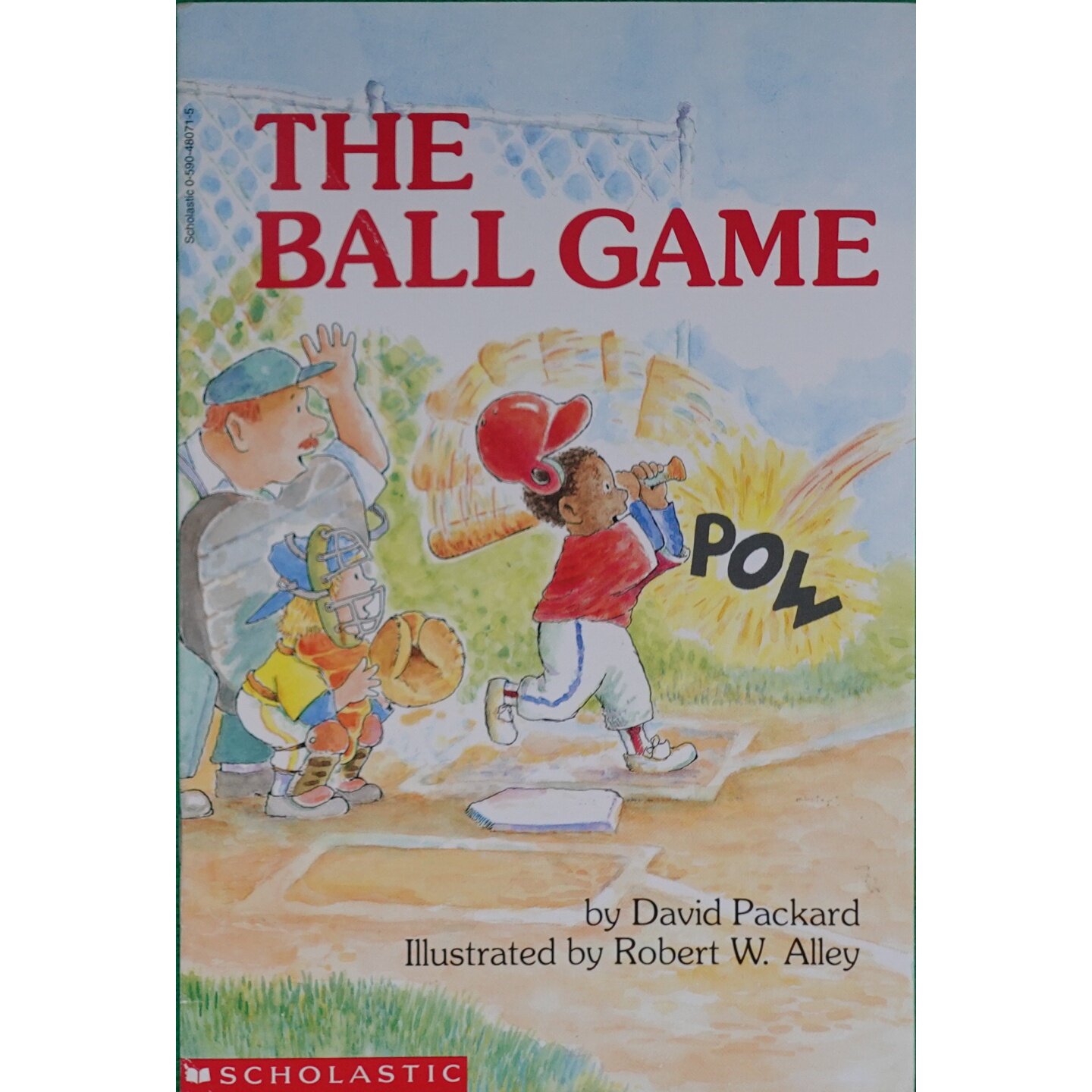 英语原版书初级读物系列THEBALLGAME棒球比赛绘本适合36岁儿童亲子共读生动插图展现棒球比赛精彩瞬间培养团队合作意识激发运动