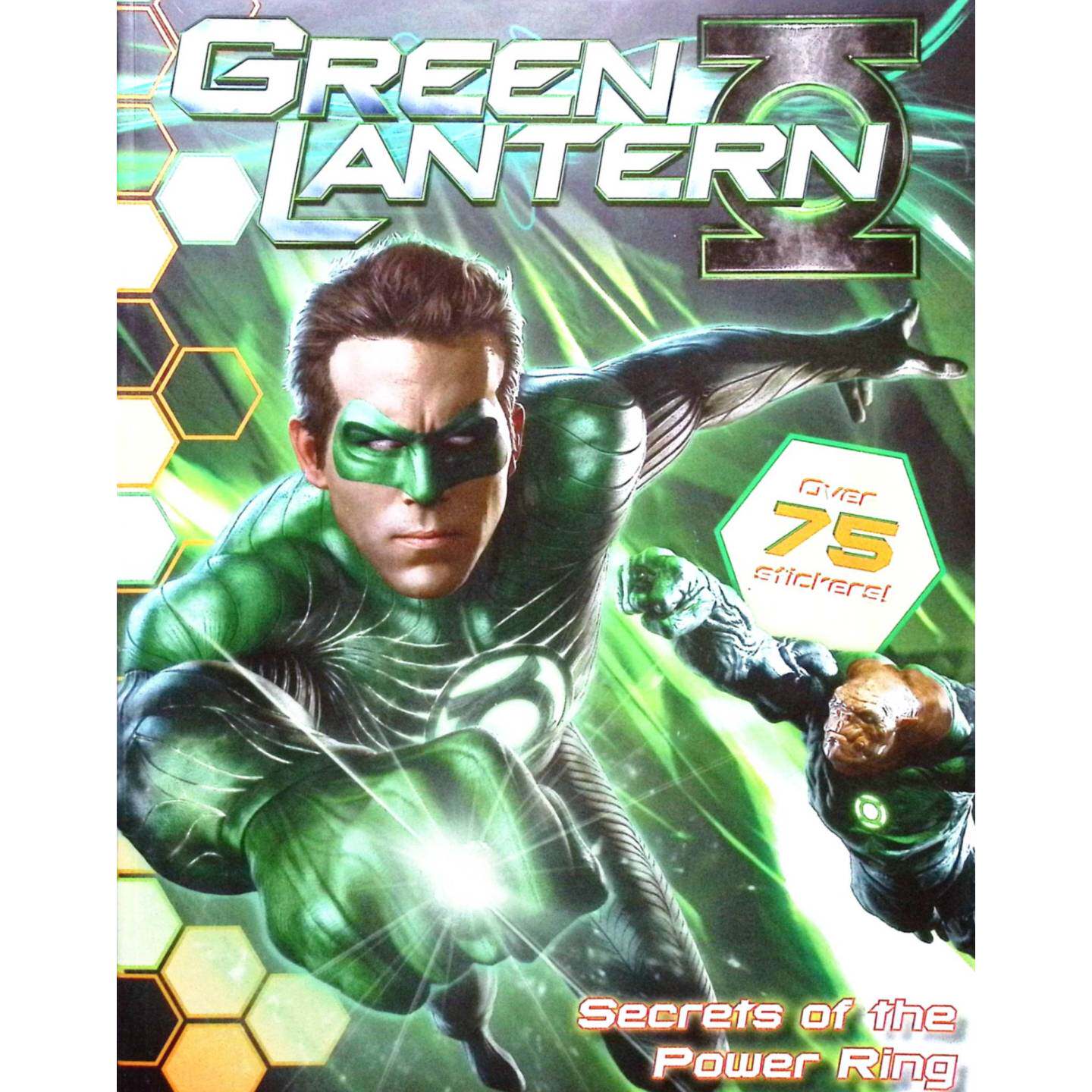 绿灯侠原版书能量戒指的秘密英语儿童益智活动书GreenLantern适合36岁儿童包含单词搜索和绘画引导页超过75张全彩贴纸锻炼观察力