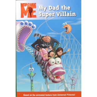 神偷奶爸系列原版书英语绘本我爸爸是超级坏蛋亲子共读SuperVillain根据热门动画电影改编的趣味绘本适合36岁儿童阅读故事轻松幽