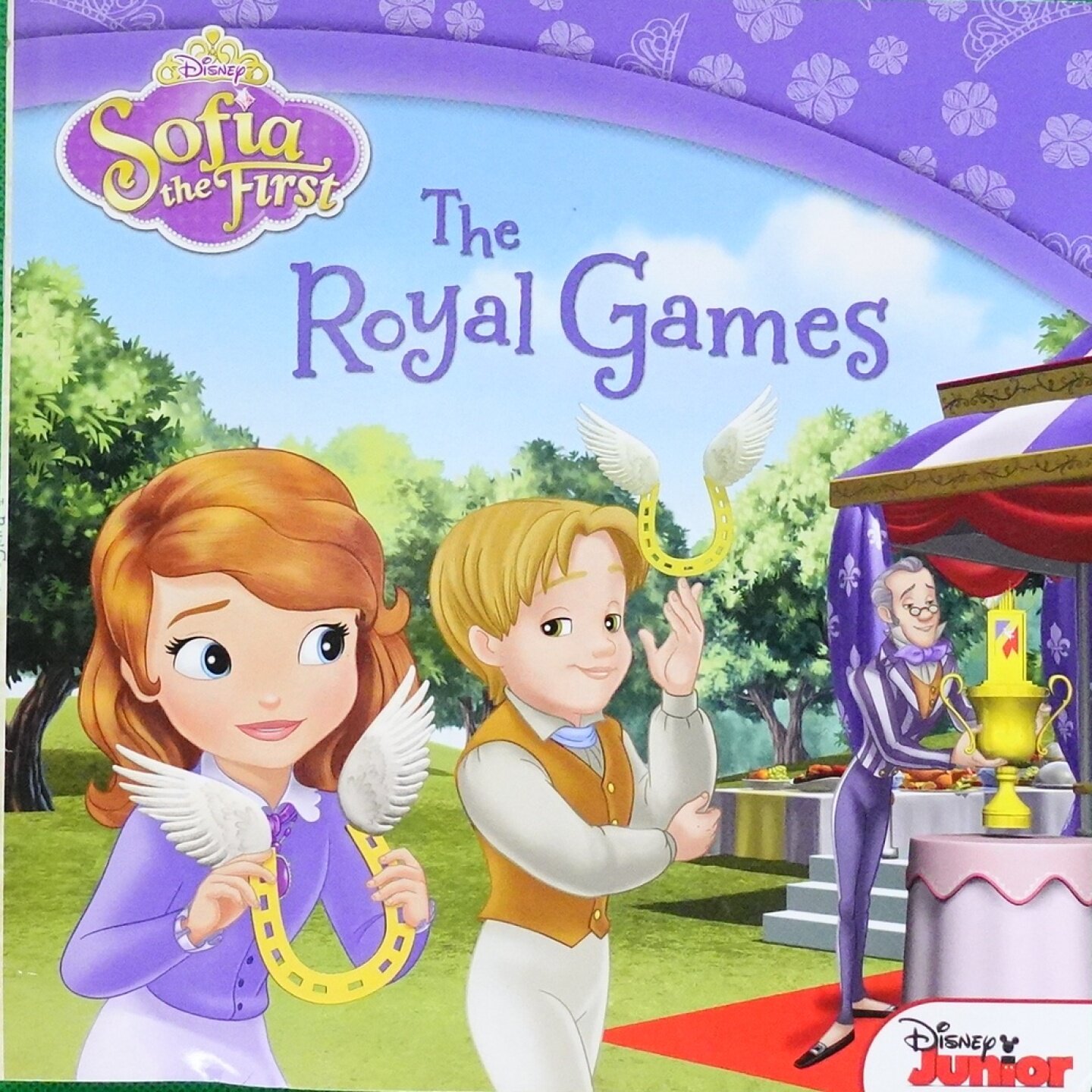 迪士尼小公主苏菲亚系列英语原版绘本TheRoyalGames凯瑟琳哈普卡著角色塑造工作室和迪士尼故事书艺术家绘制适合36