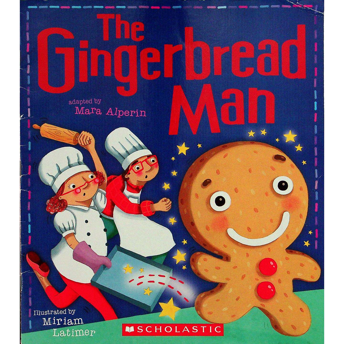 英语原版书姜饼人绘本经典童话亲子共读TheGingerbreadMan改编自经典童话故事适合36岁儿童阅读故事节奏明快充满趣味帮助孩子学