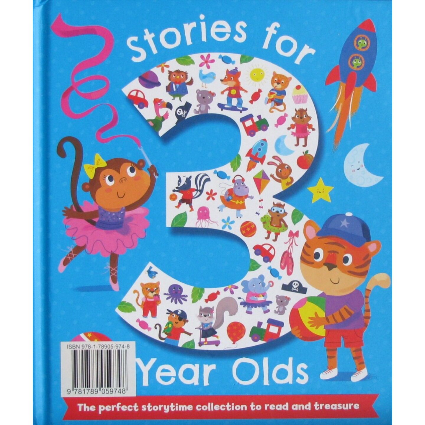 英语原版书Storiesfor3YearOlds三岁儿童绘本睡前故事集亲子共读杰西贾德插画培养社交技巧想象力词汇适合36岁男女童阅读