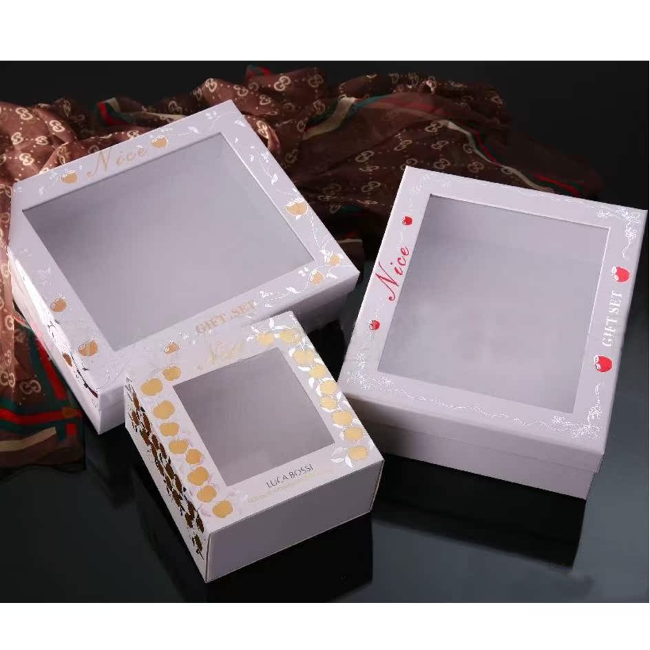 玩具品礼盒化妆品礼盒月饼礼盒茶叶礼盒开窗翻盖书型礼盒定制订做