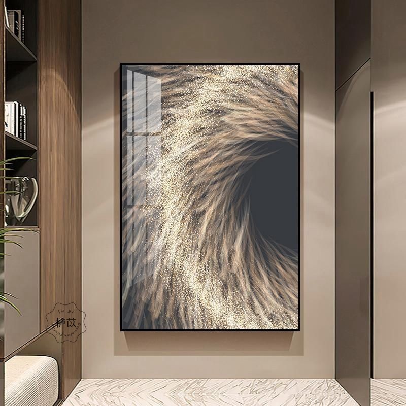 现代简约玄关装饰画大气创意抽象过道走廊墙面壁画大尺寸客厅挂画