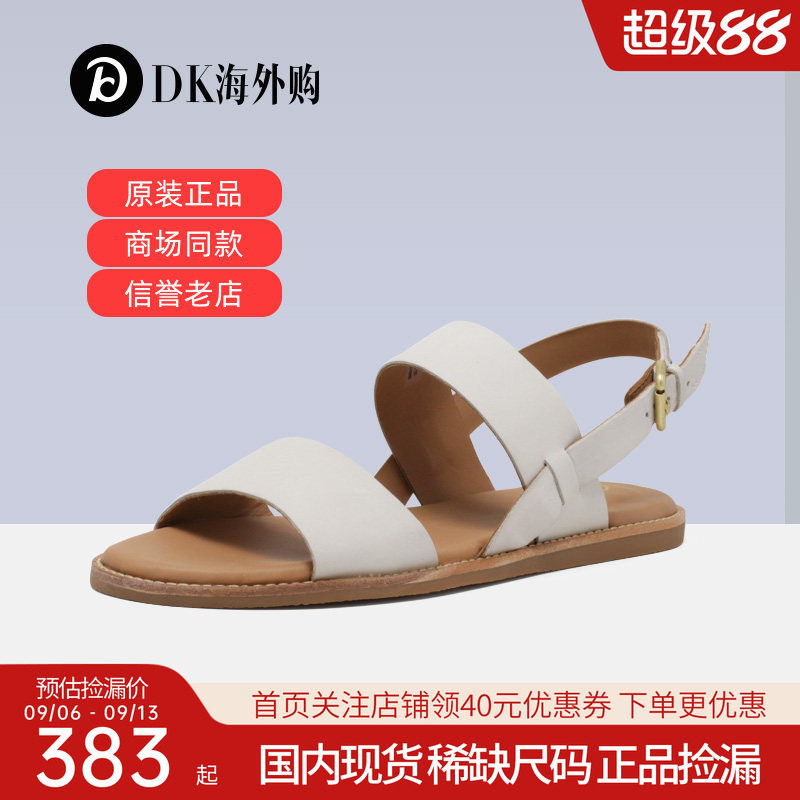 clarks其乐平底休闲女鞋露趾凉鞋图片