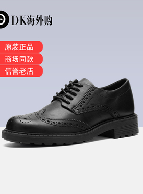 clarks其乐女鞋舒适休闲百搭雕花正装商务皮鞋通勤厚底国内现货