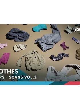 UE5.1现代衣服内衣Scans VOL.2 - Clothes (Nanite & Low Poly)