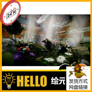 blender废旧商城场景模型超市室内街道植物花素材电梯文件下载17