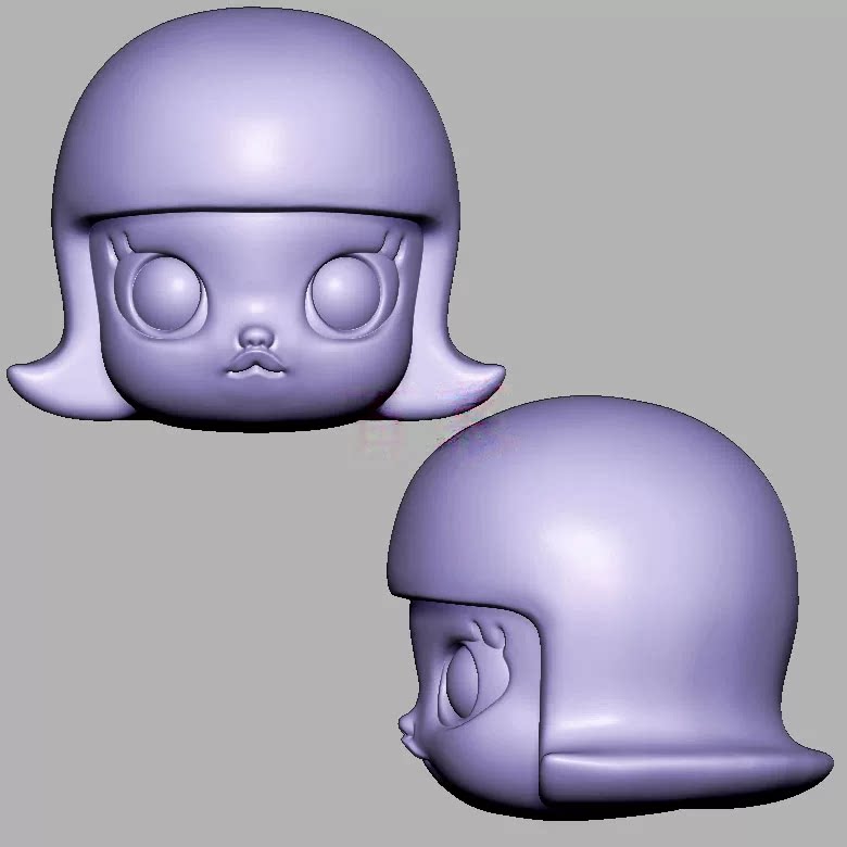 茉莉molly三维立体图电脑圆雕雕刻图纸stl文件3d打印模型142