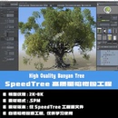12款 樹木軟件SpeedTree工程文件spm SpeedTree榕樹包源工程