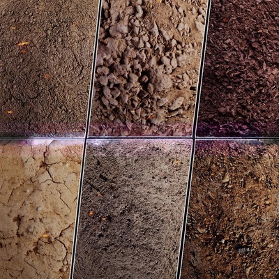 【69】地面纹理 PBR texture连续四方4K纹理贴图