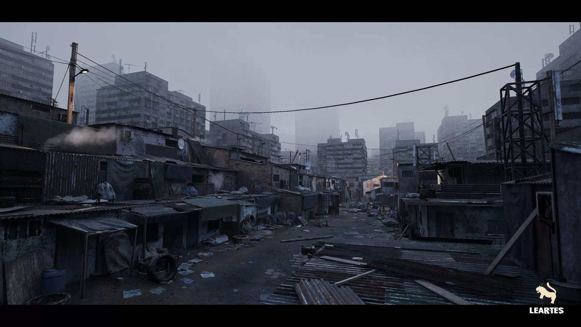 虚幻UE贫民窟被遗弃后世界末日区Future Slums Abandoned