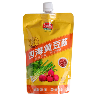 四海山东威海特产黄豆大豆酱炸酱面蘸酱炖鱼调味大酱调料