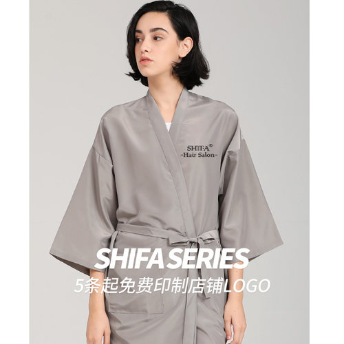 理发店客服美发客袍发廊染发网红