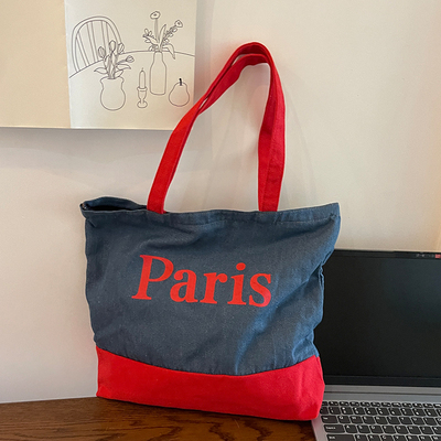 原创小众托特包慵懒风单肩包