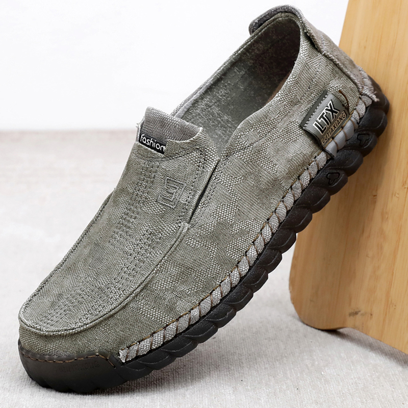 老北京牛筋加肥加宽透气男款单鞋