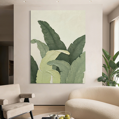 HESD.ART手绘油画《撞见盛夏》侘寂风装饰画客厅玄关挂画简约现代