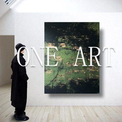 Oen Art【森林系列】壹方艺术×唐志威签名油画客厅过道肌理挂画