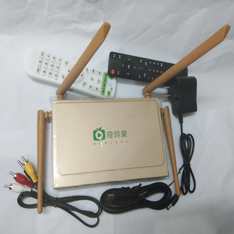 奇异果智能网络机顶盒高清播放器八核128G无线wifi语言控制
