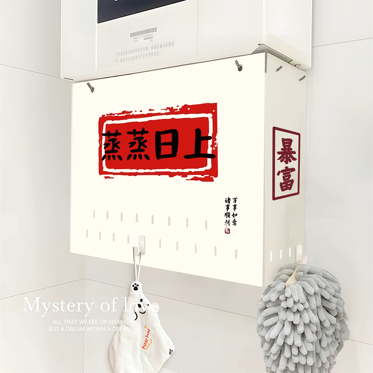 燃气热水器管道排气管遮挡罩装饰