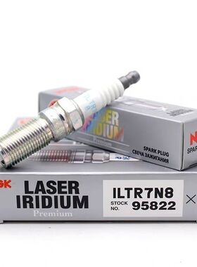 NGK铱铂金火花塞ILTR7N8 95822适用福特锐界林肯金牛座2.7T 3.0T