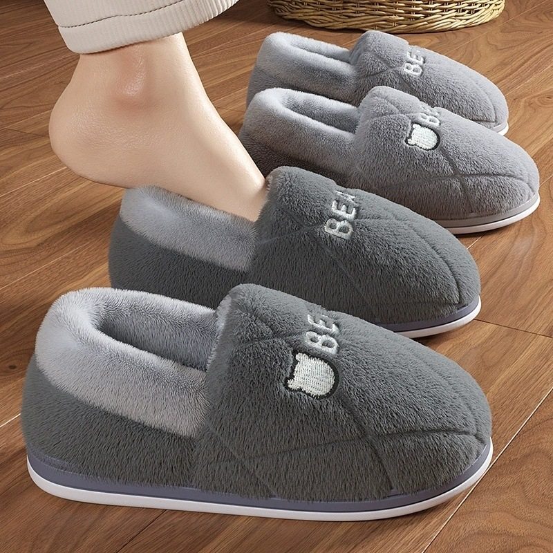 毛绒棉拖鞋男士冬季大码包跟室内家居防滑保暖加绒外穿棉拖鞋女冬,居家布艺,居家棉拖/棉鞋,淘宝优惠券,粉丝福利购,淘宝优惠卷