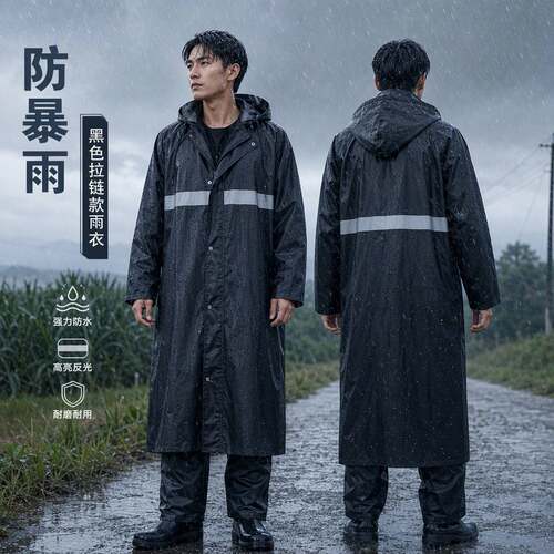 新款雨衣农民干活长款全身防暴雨成人加厚耐磨户外一体男连体雨服