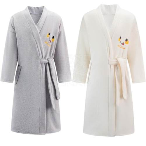 浴袍加长厚睡袍可穿洗澡浴衣