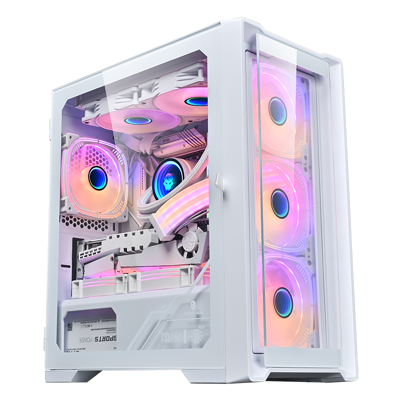 电脑组装DIY台式办公游戏直播电商剪辑设计专用电脑主机配置自选