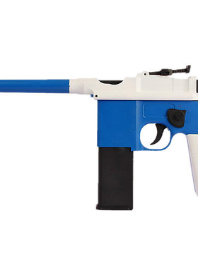 乖巧虎c96毛瑟反吹激光抛壳玩具枪八路军驳壳枪王八盒子模型