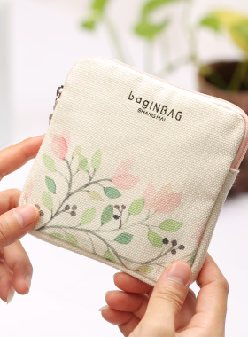 卫生巾姨妈巾收纳包少女心便携可爱大容量装月事棉小包m巾的袋子