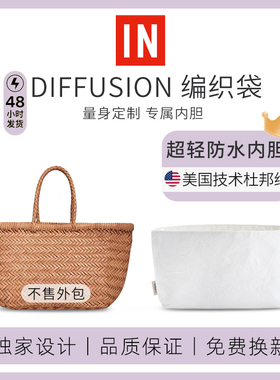 适用Dragon Diffusion8811菜篮子8809编织包杜邦纸内胆包轻薄防水
