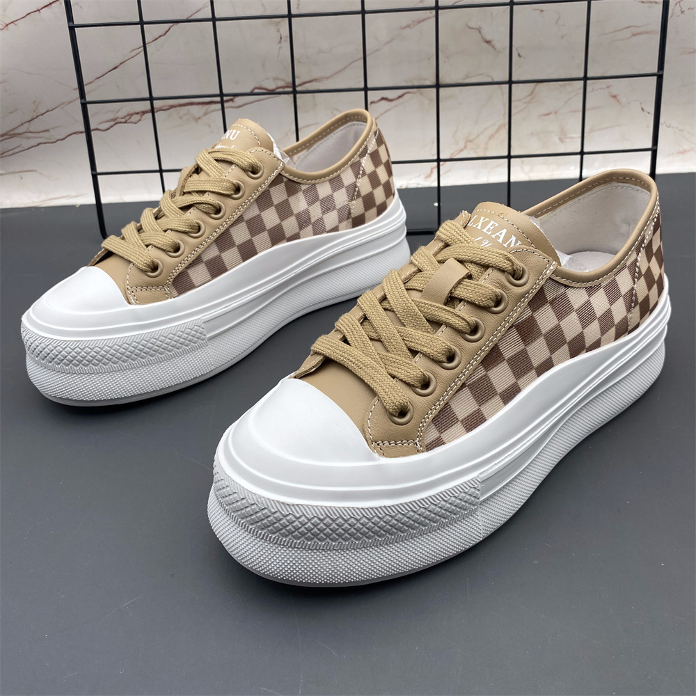 牛皮真皮断码撤柜处理女鞋新款圆头平底防滑轻便网纱系带休闲单鞋